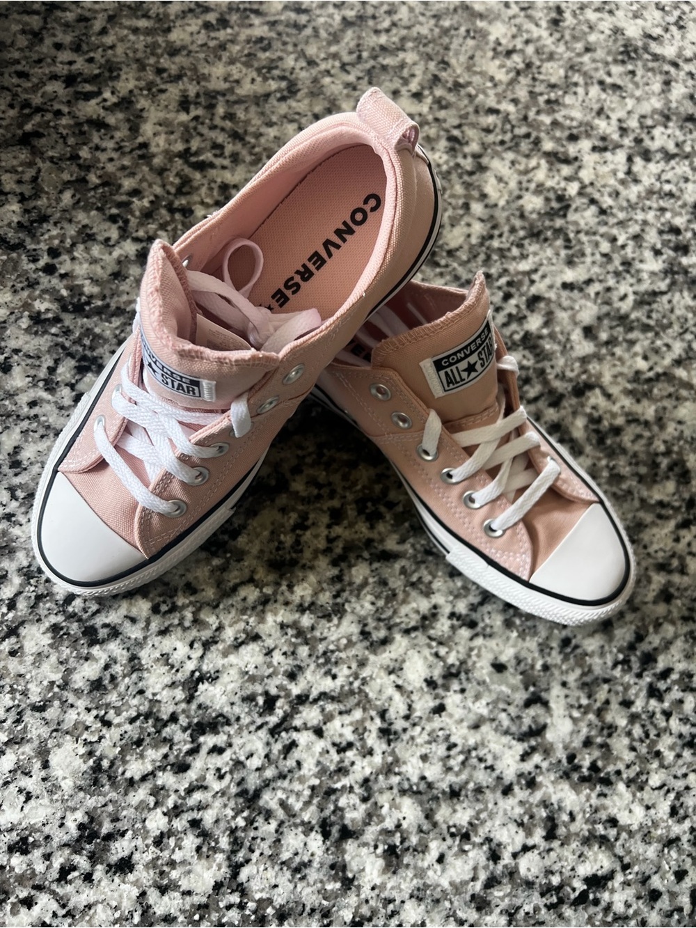 Converse Pink Low Top Canvas Sneakers
